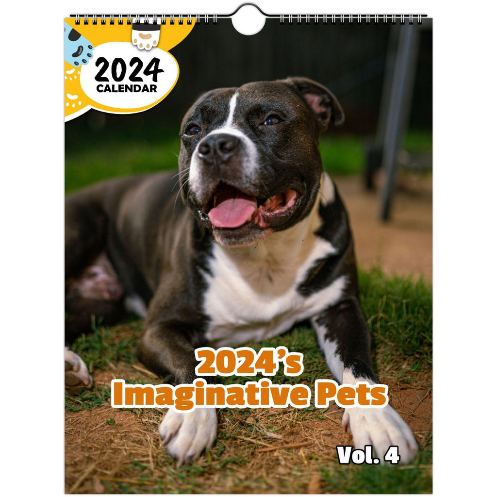 2024's Imaginative Pets Volume Four: 2024 Wall Calendar (Published)