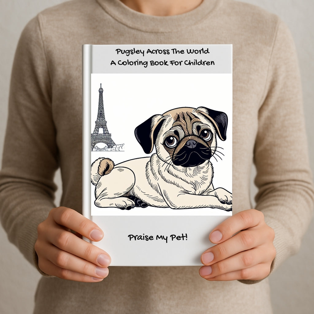 Pugsley Across The World: A Coloring Book For Children