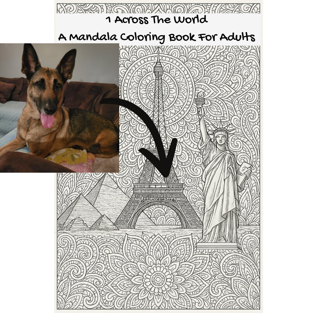 1 Across The World: A Mandala Coloring Book For Adults
