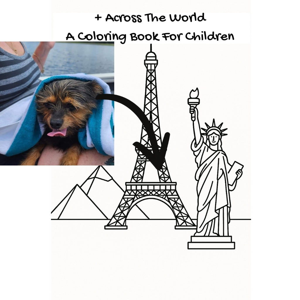 + Across The World: A Coloring Book For Children