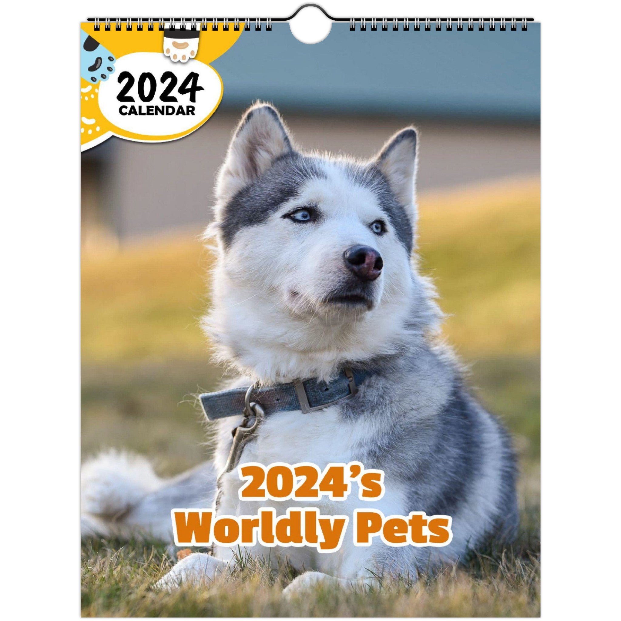 2024's Worldly Pets: 2024 Wall Calendar (Published)