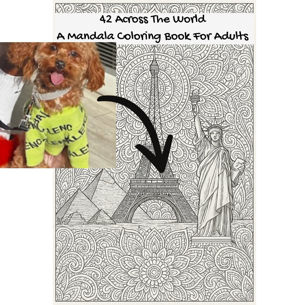42 Across The World: A Mandala Coloring Book For Adults