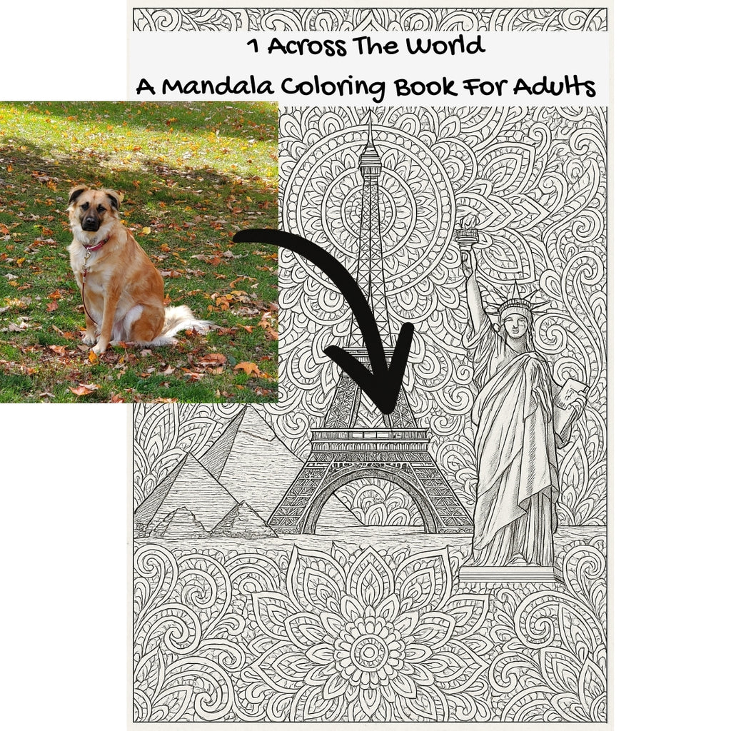 1 Across The World: A Mandala Coloring Book For Adults