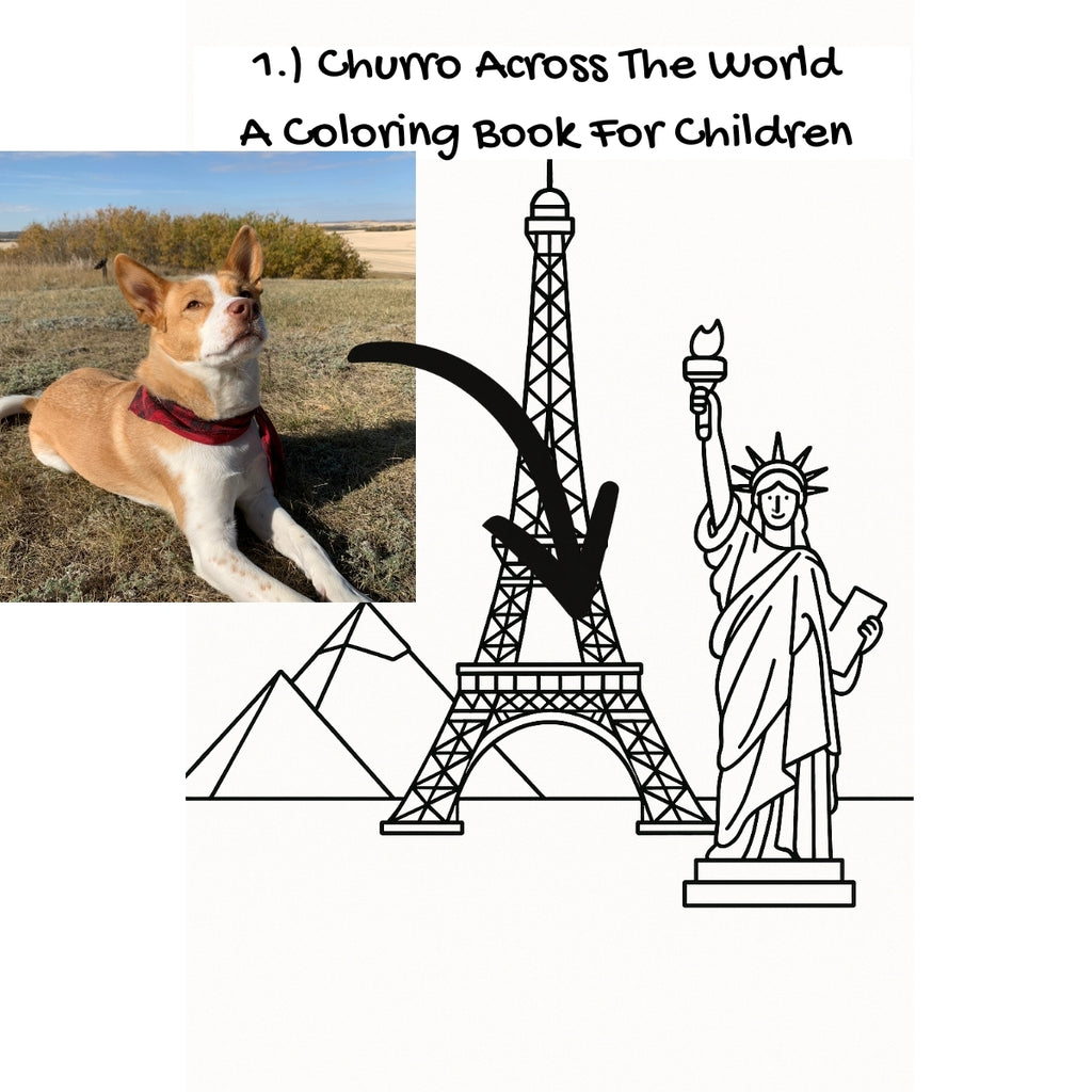 1.) Churro Across The World: A Coloring Book For Children