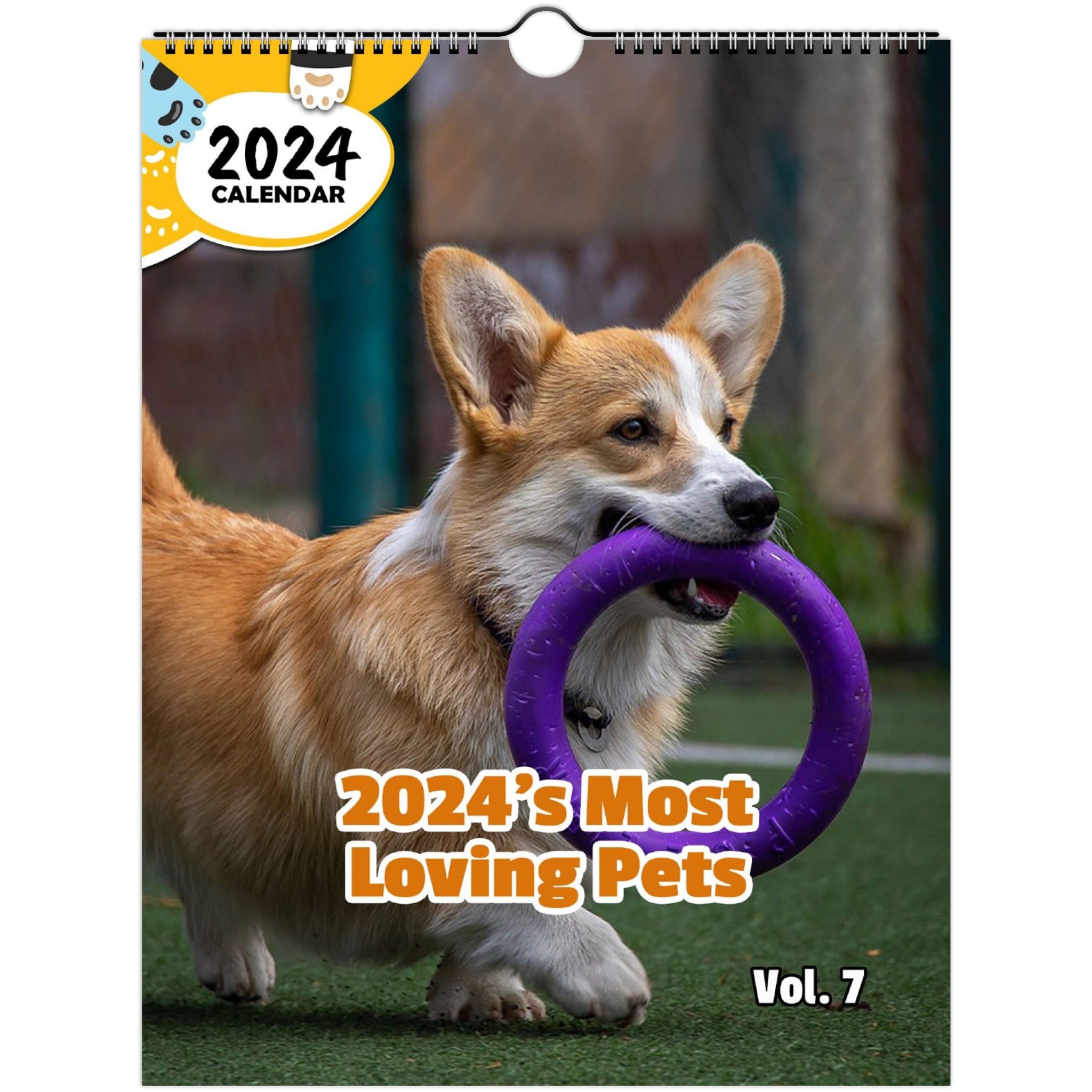 2024's Most Loving Pets Volume Seven: 2024 Wall Calendar (Published)