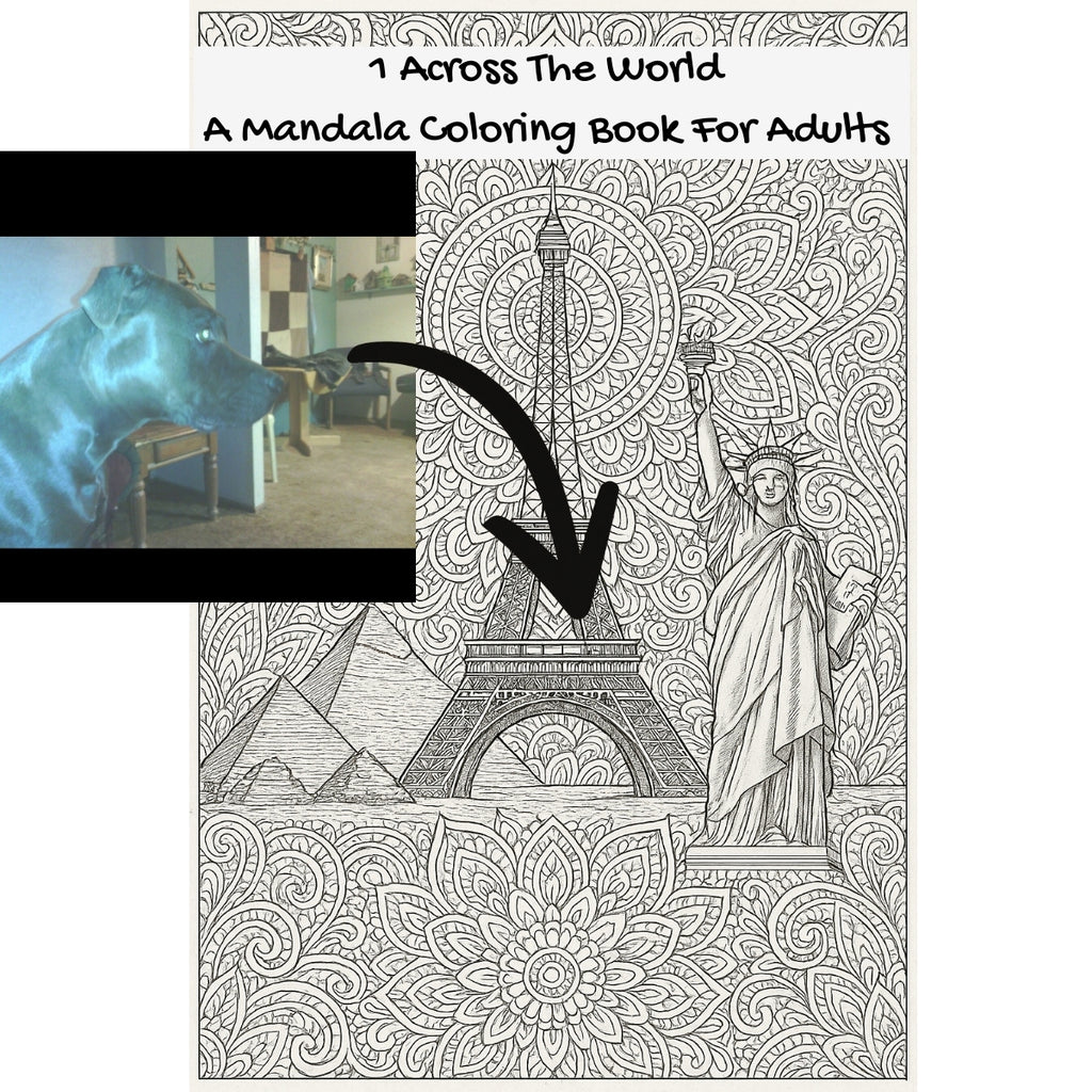 1 Across The World: A Mandala Coloring Book For Adults