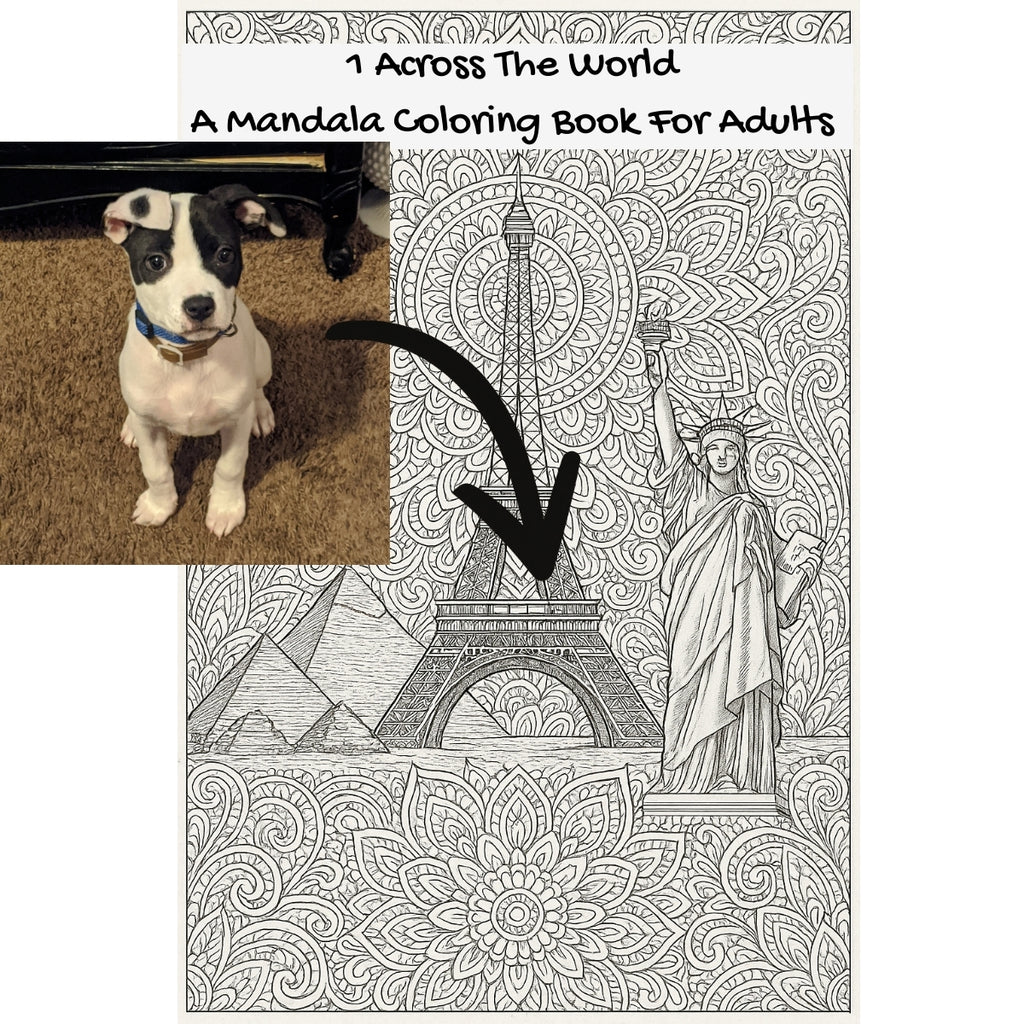 1 Across The World: A Mandala Coloring Book For Adults