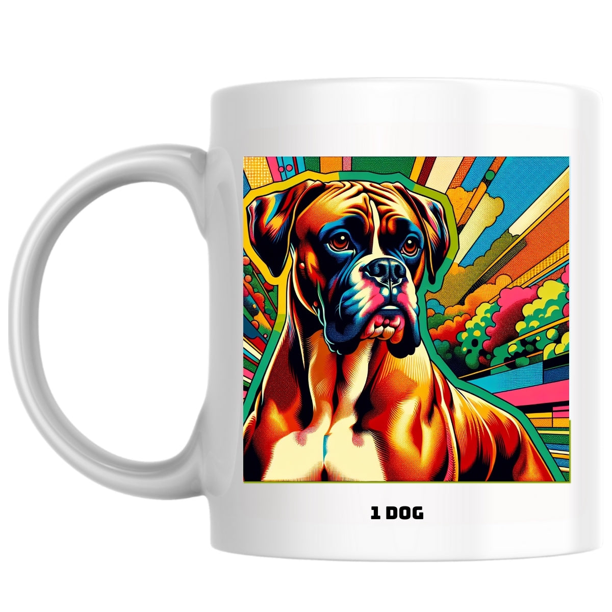 1 dog the Magnificent: Pop Art Coffee Mug
