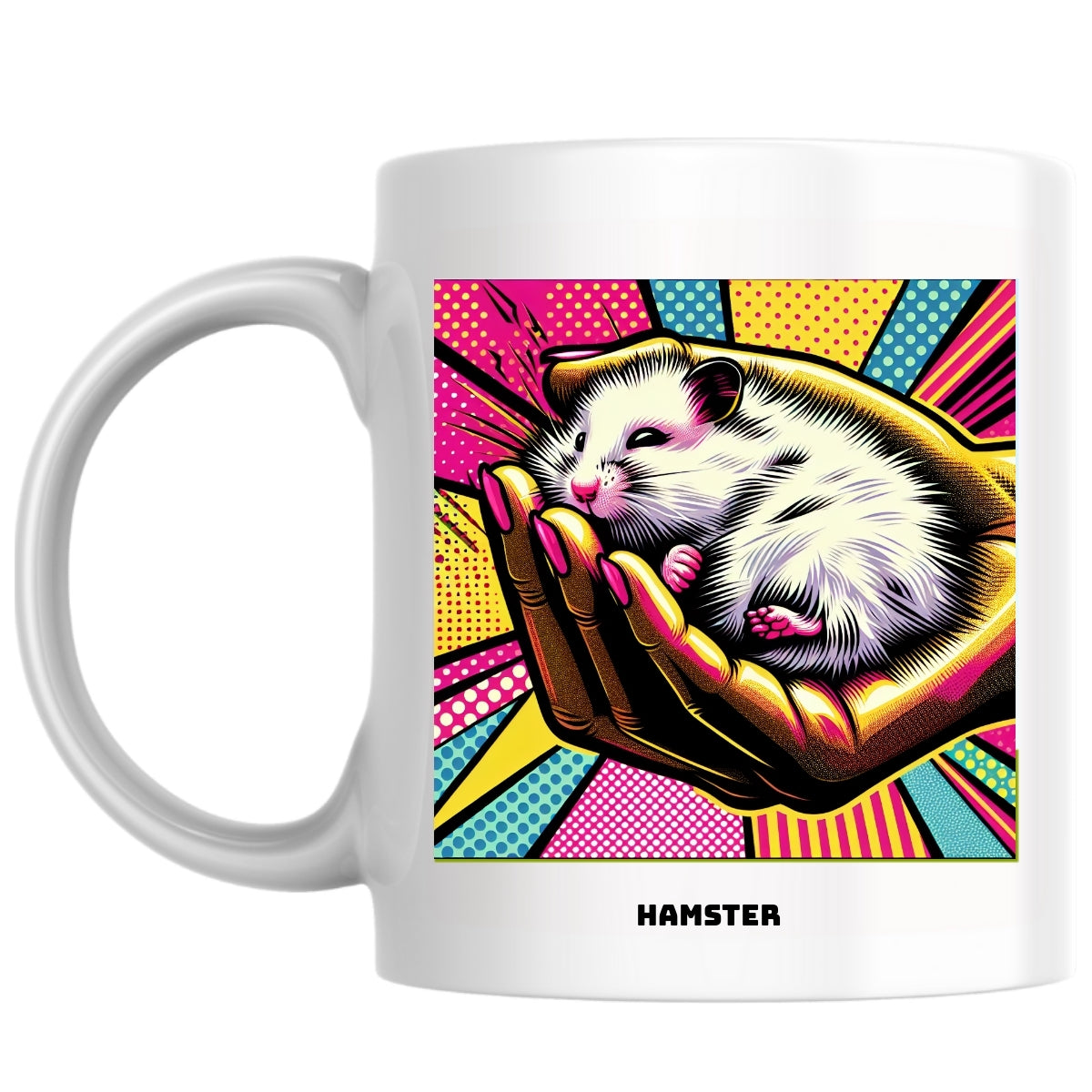 Hamster the Magnificent: Pop Art Coffee Mug