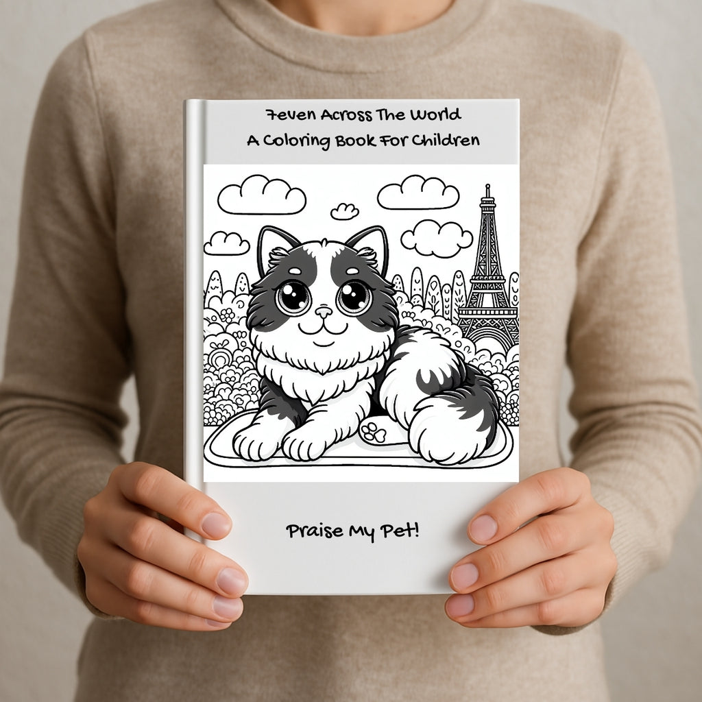 7even Across The World: A Coloring Book For Children