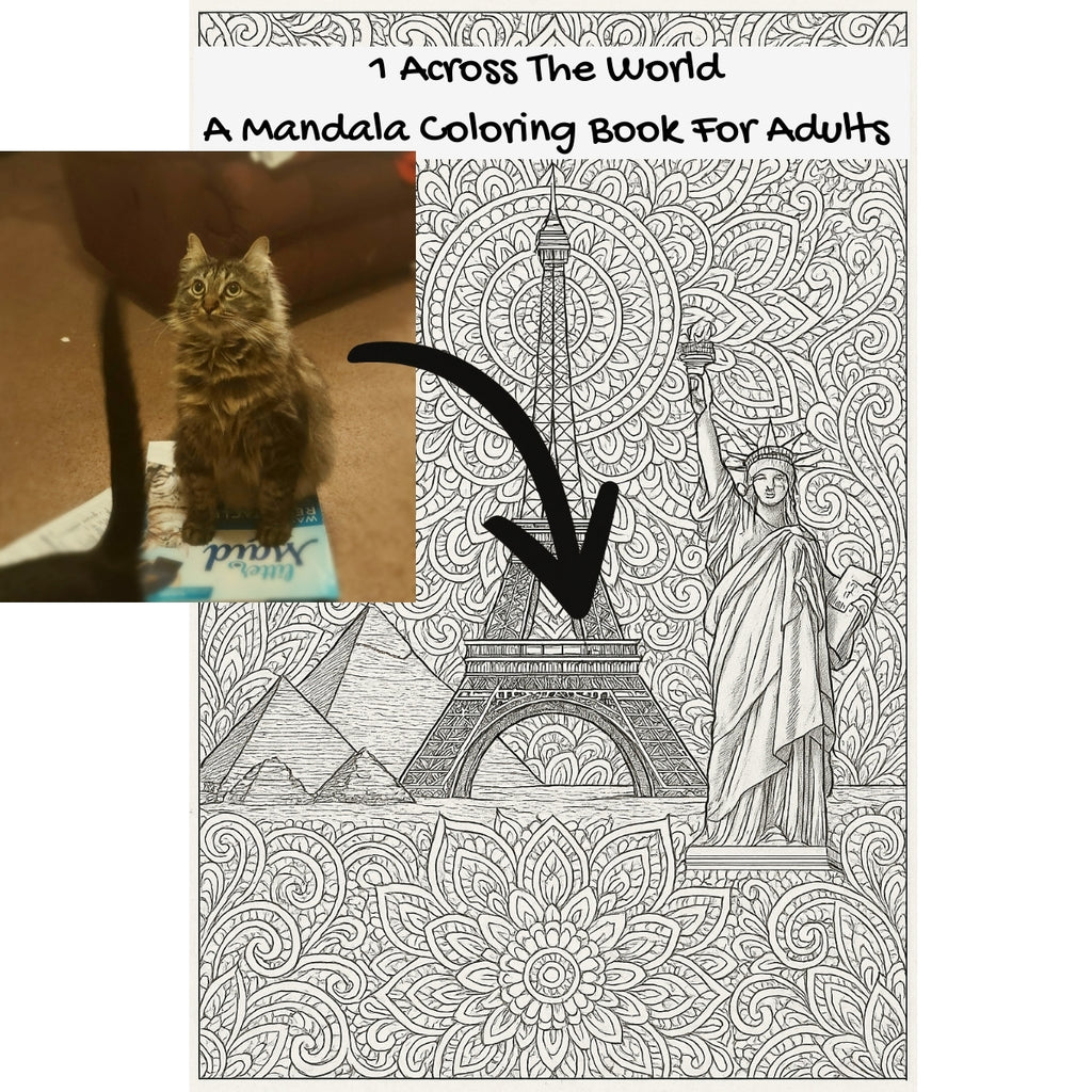 1 Across The World: A Mandala Coloring Book For Adults