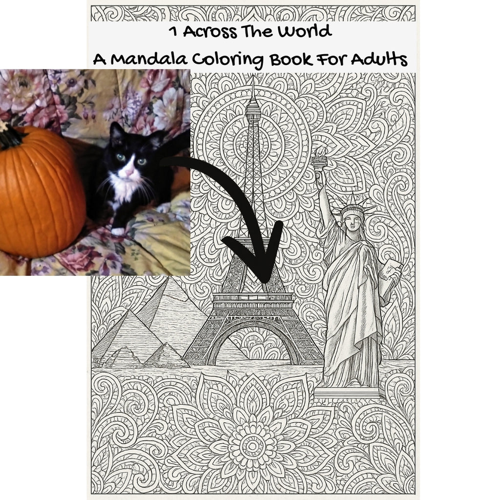 1 Across The World: A Mandala Coloring Book For Adults