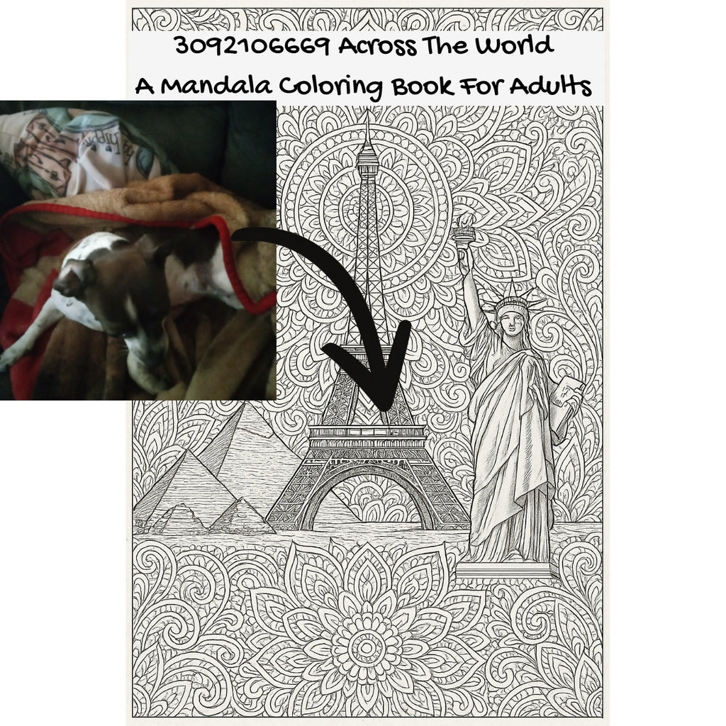 3092106669 Across The World: A Mandala Coloring Book For Adults