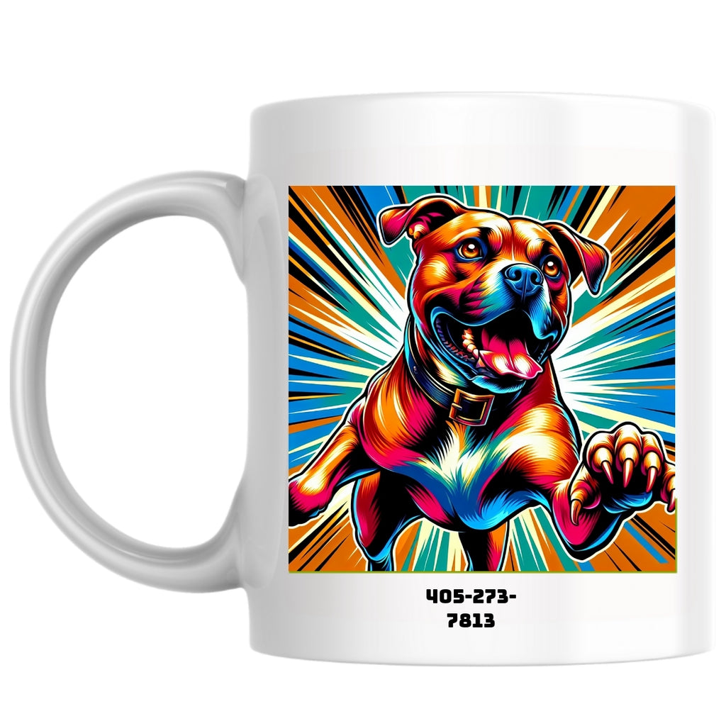 405-273-7813 the Magnificent: Pop Art Coffee Mug