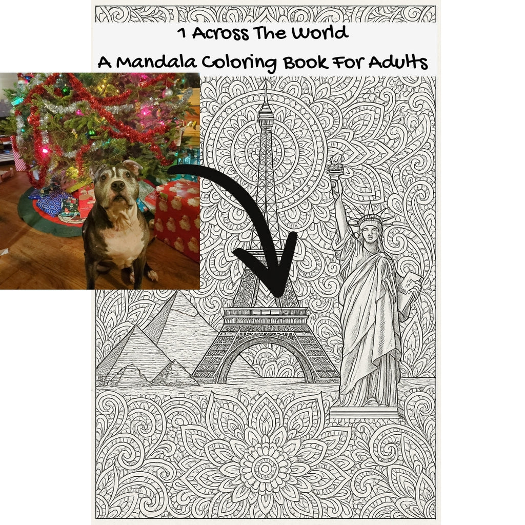 1 Across The World: A Mandala Coloring Book For Adults