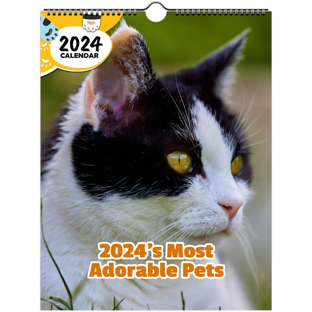 2024's Most Adorable Pets: 2024 Wall Calendar (Published)