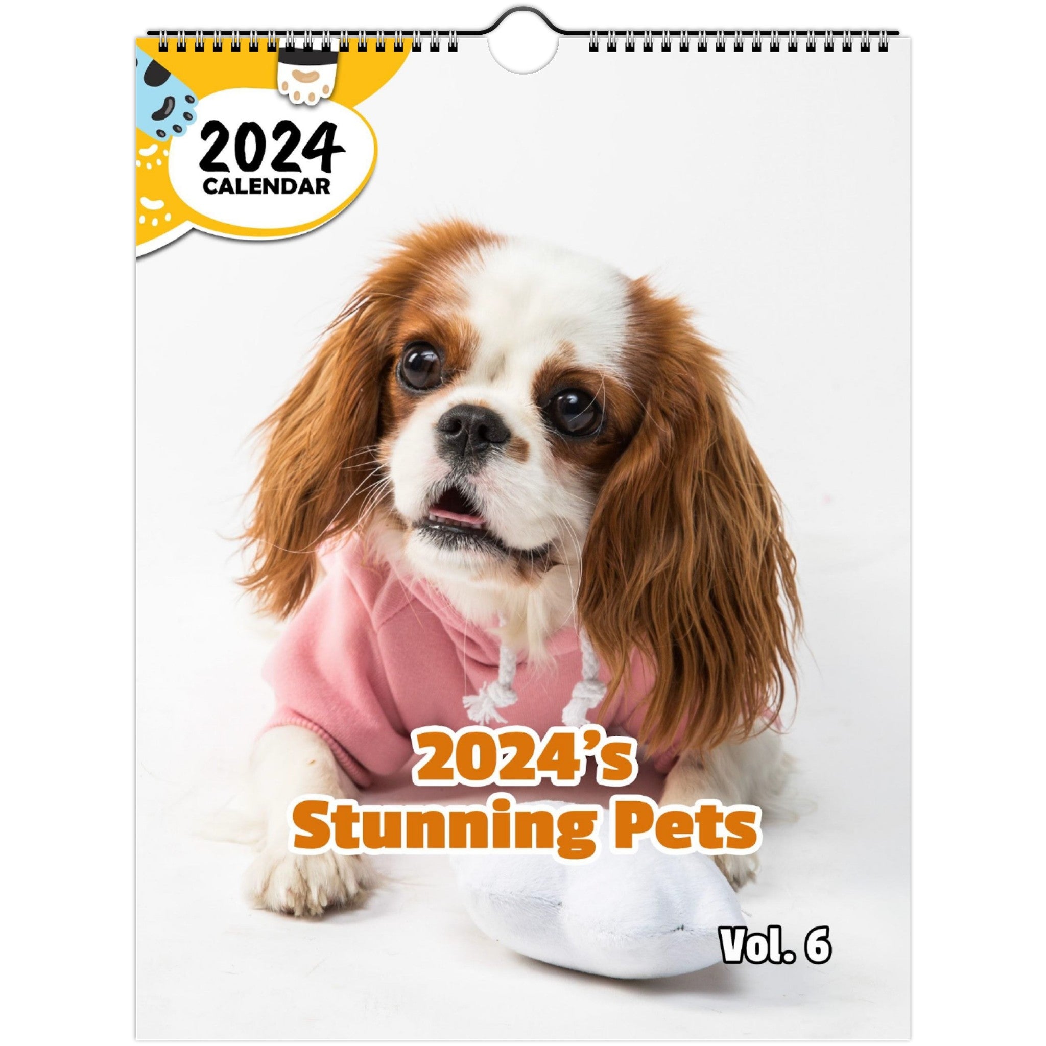 2024's Stunning Pets Volume Six: 2024 Wall Calendar (Published)
