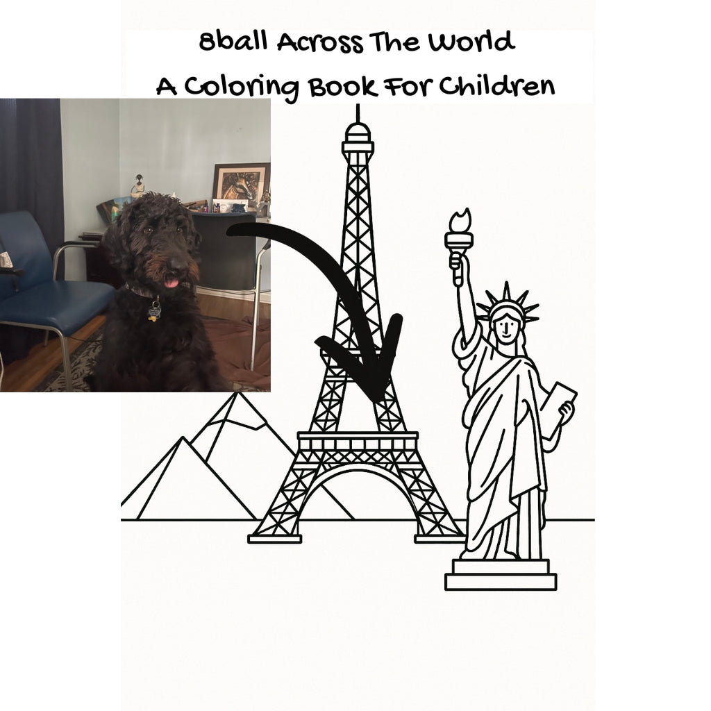 8ball Across The World: A Coloring Book For Children
