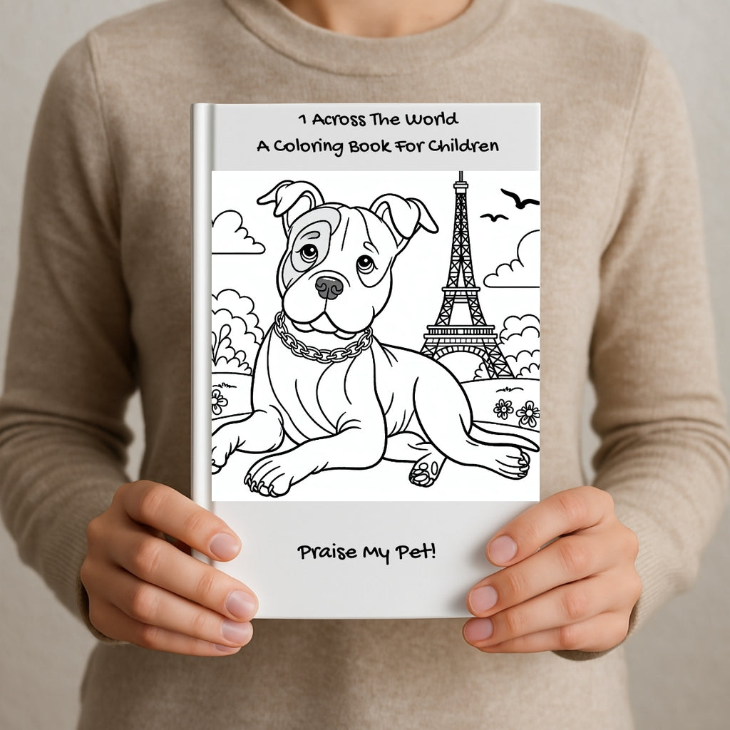 1 Across The World: A Coloring Book For Children