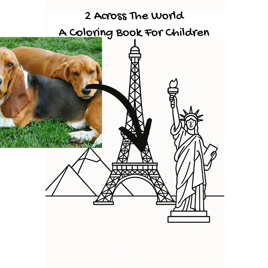 2 Across The World: A Coloring Book For Children