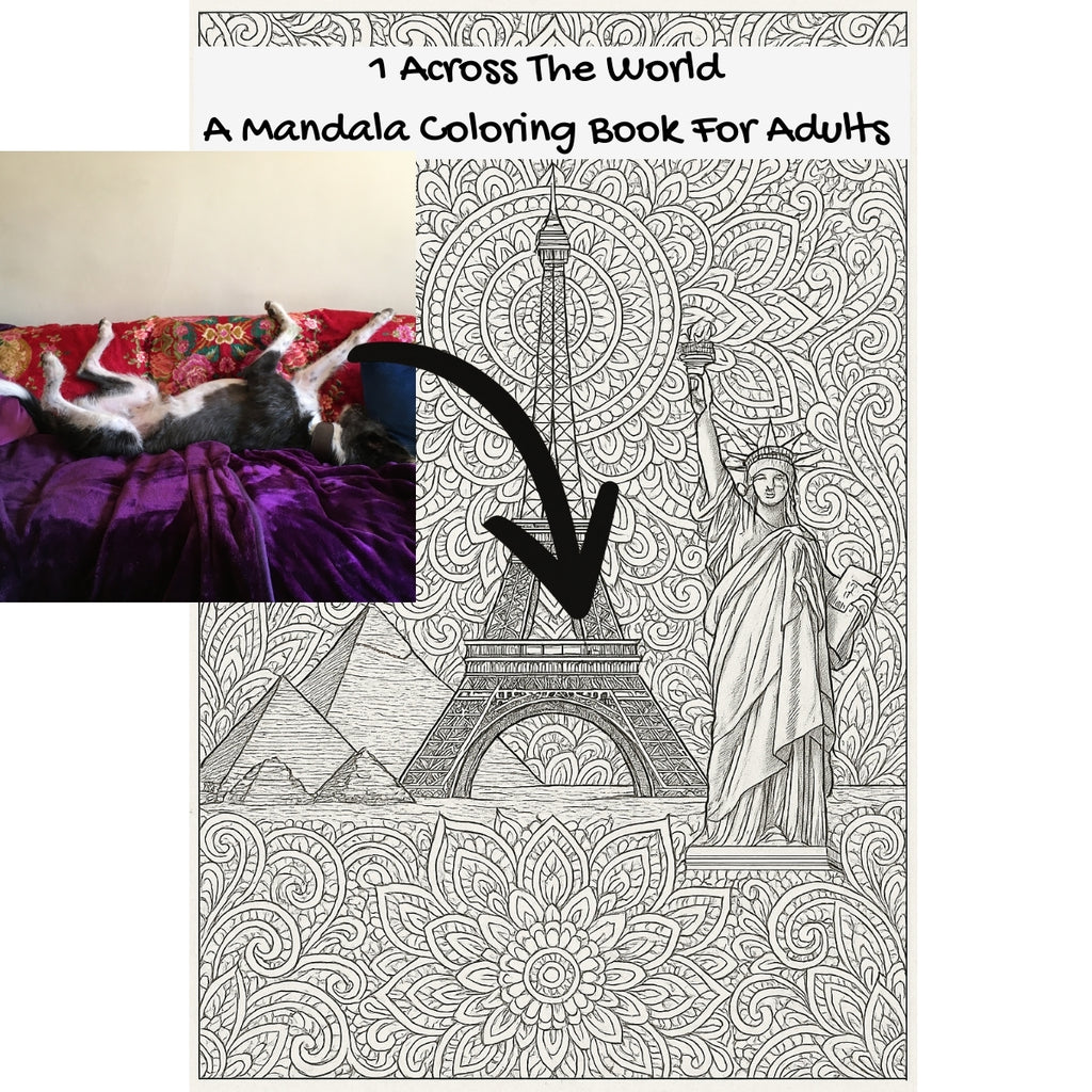 1 Across The World: A Mandala Coloring Book For Adults
