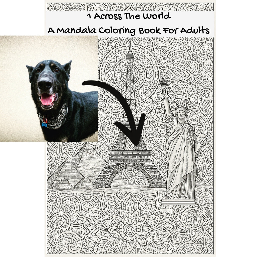 1 Across The World: A Mandala Coloring Book For Adults