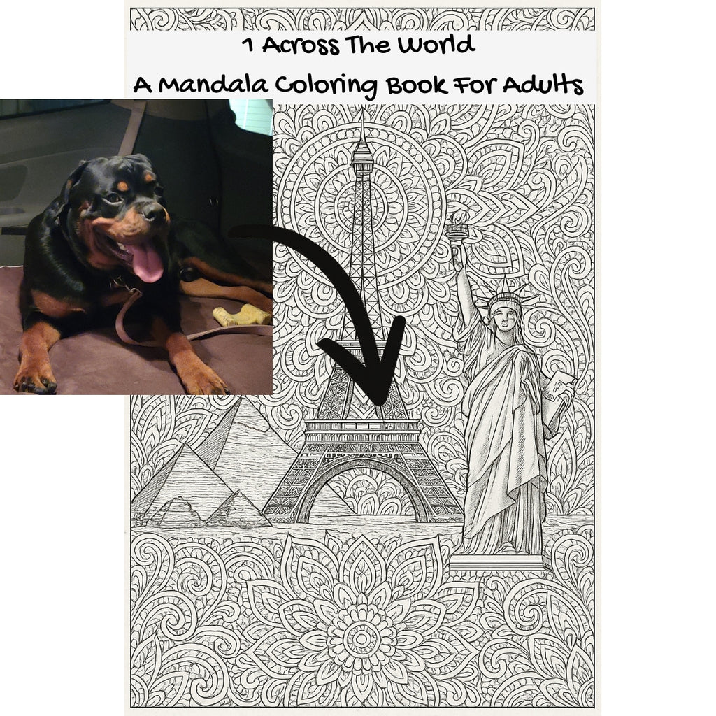 1 Across The World: A Mandala Coloring Book For Adults