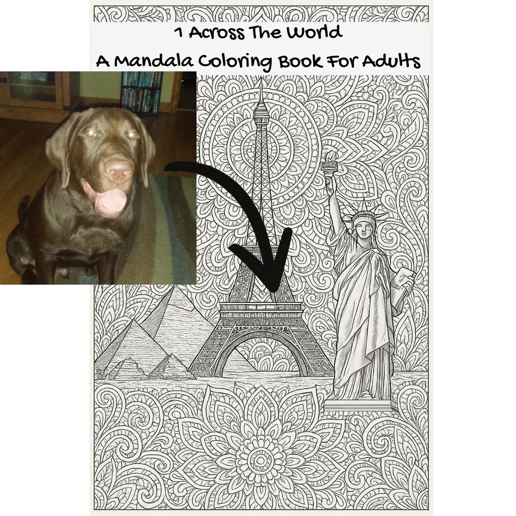 1 Across The World: A Mandala Coloring Book For Adults