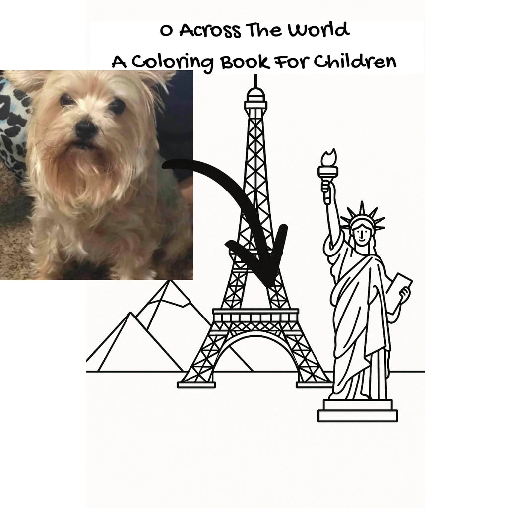 0 Across The World: A Coloring Book For Children