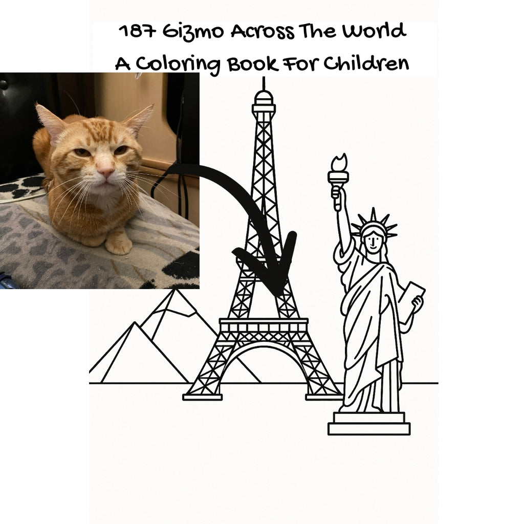 187 Gizmo Across The World: A Coloring Book For Children