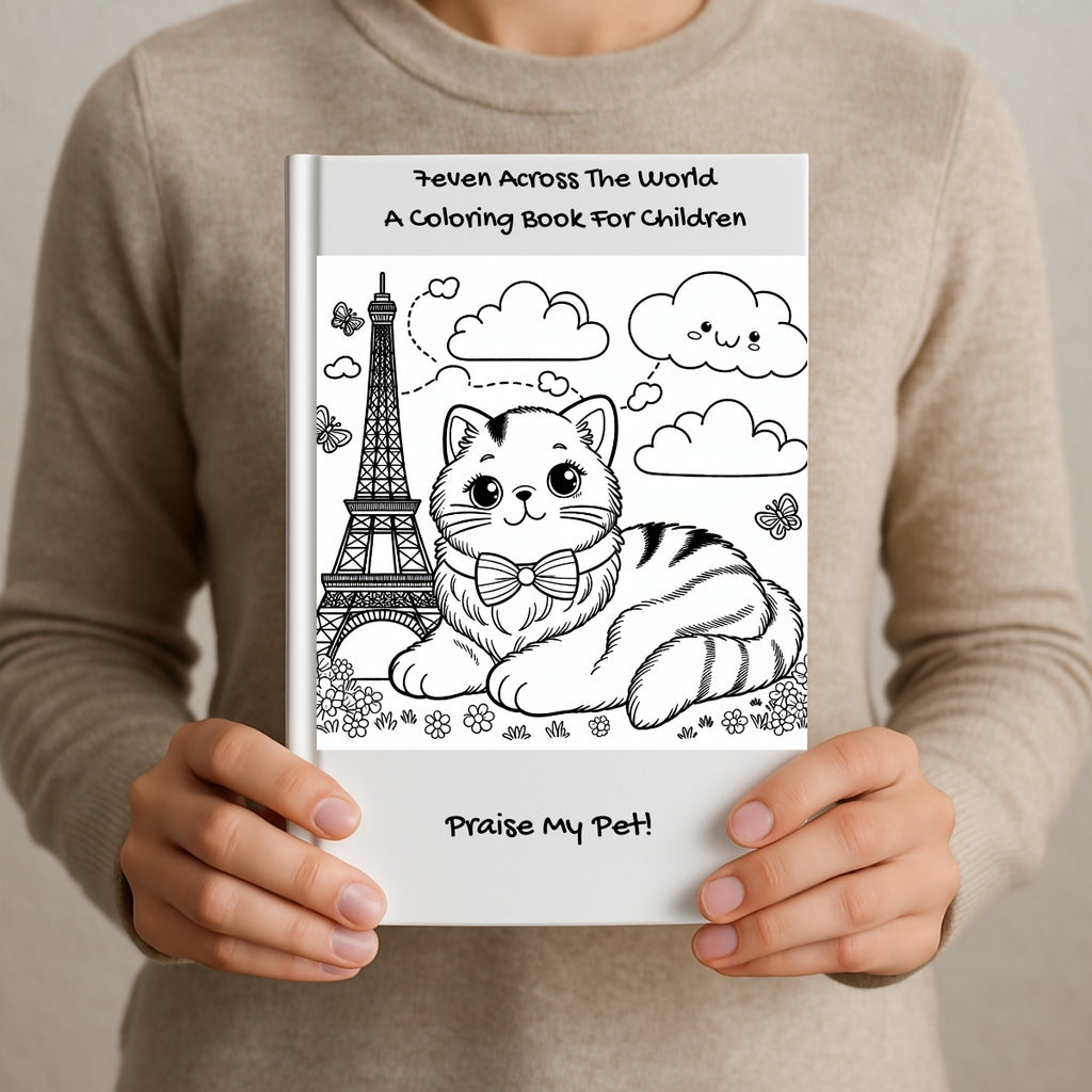 7even Across The World: A Coloring Book For Children
