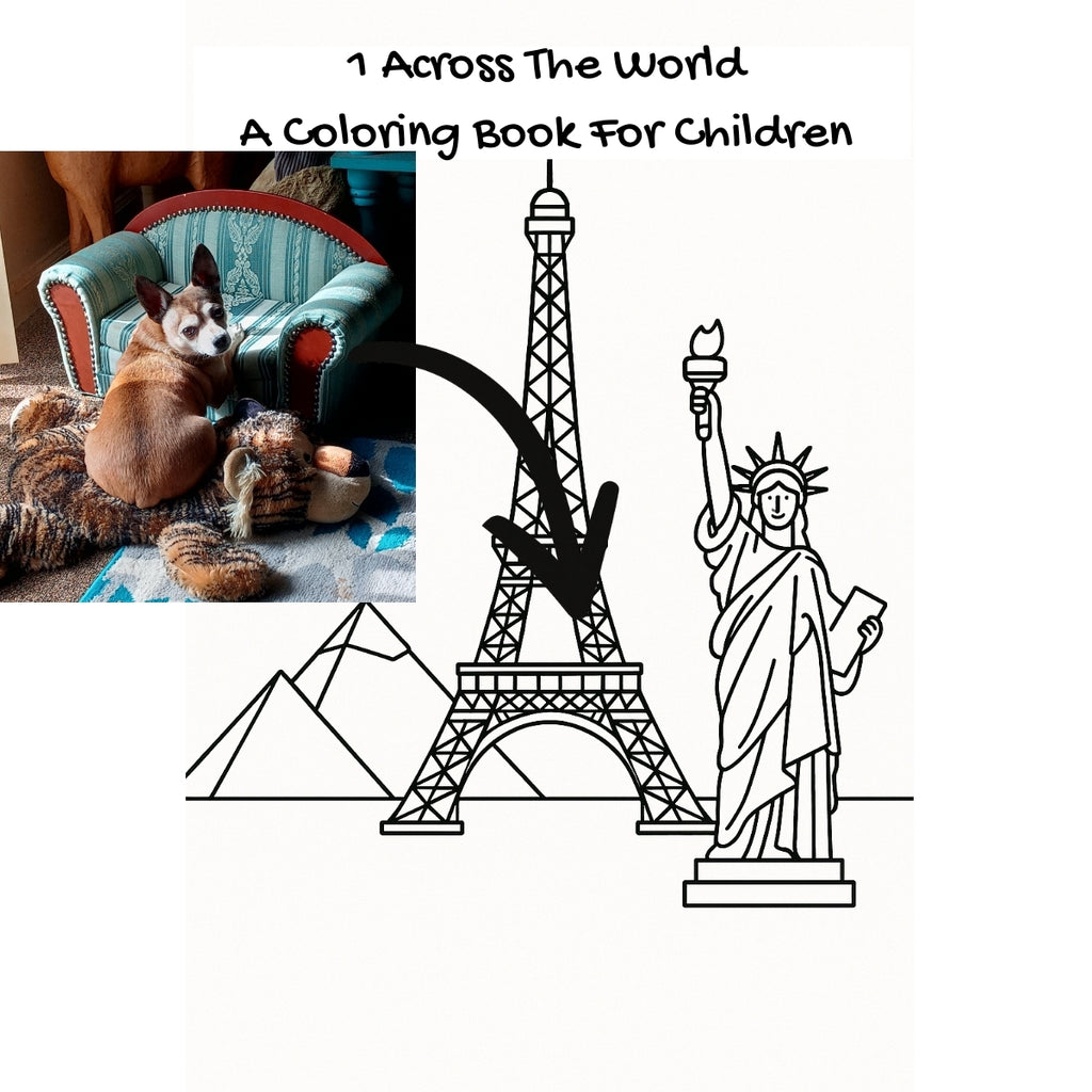 1 Across The World: A Coloring Book For Children