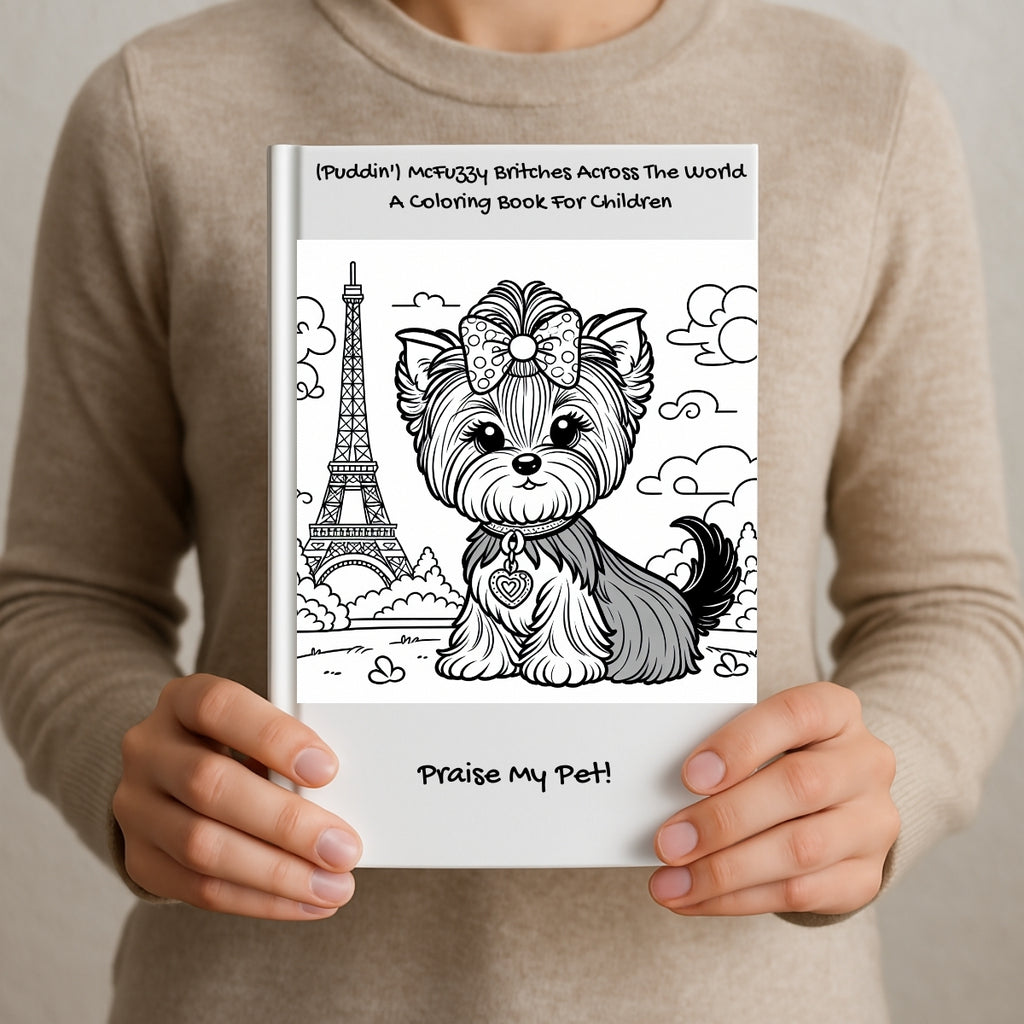(Puddin') McFuzzy Britches Across The World: A Coloring Book For Children