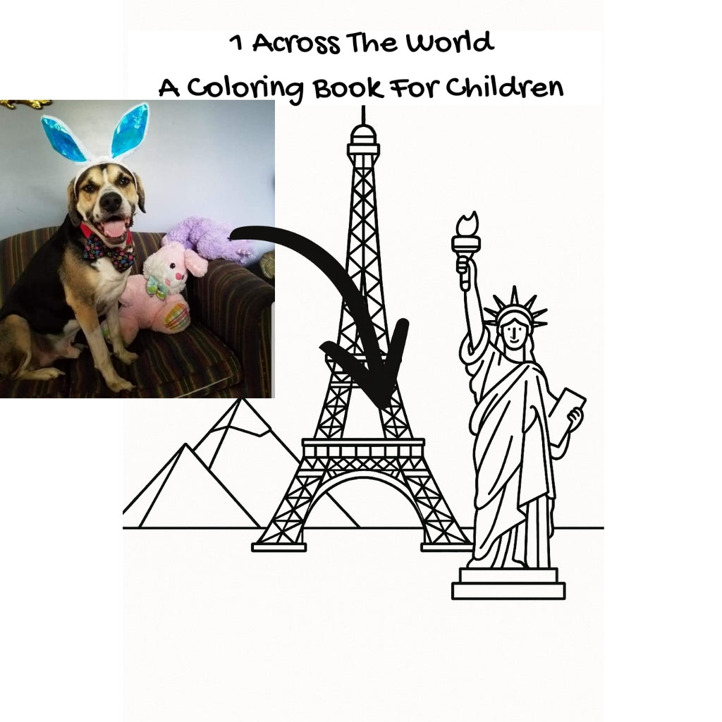 1 Across The World: A Coloring Book For Children