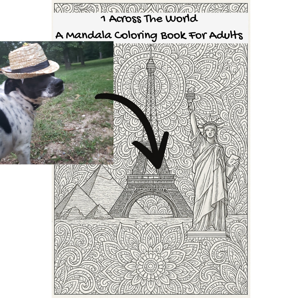 1 Across The World: A Mandala Coloring Book For Adults
