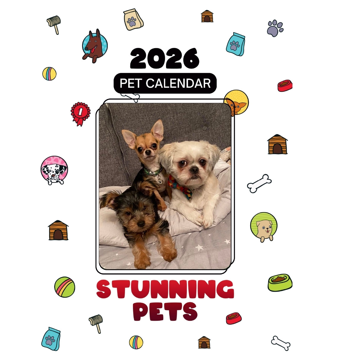 3 Headlines Stunning Pets: A 2026 Pet Calendar