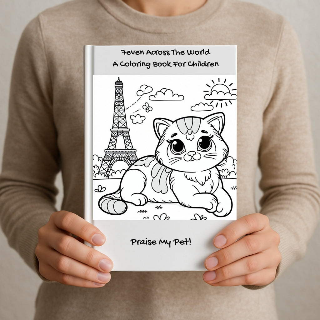 7even Across The World: A Coloring Book For Children