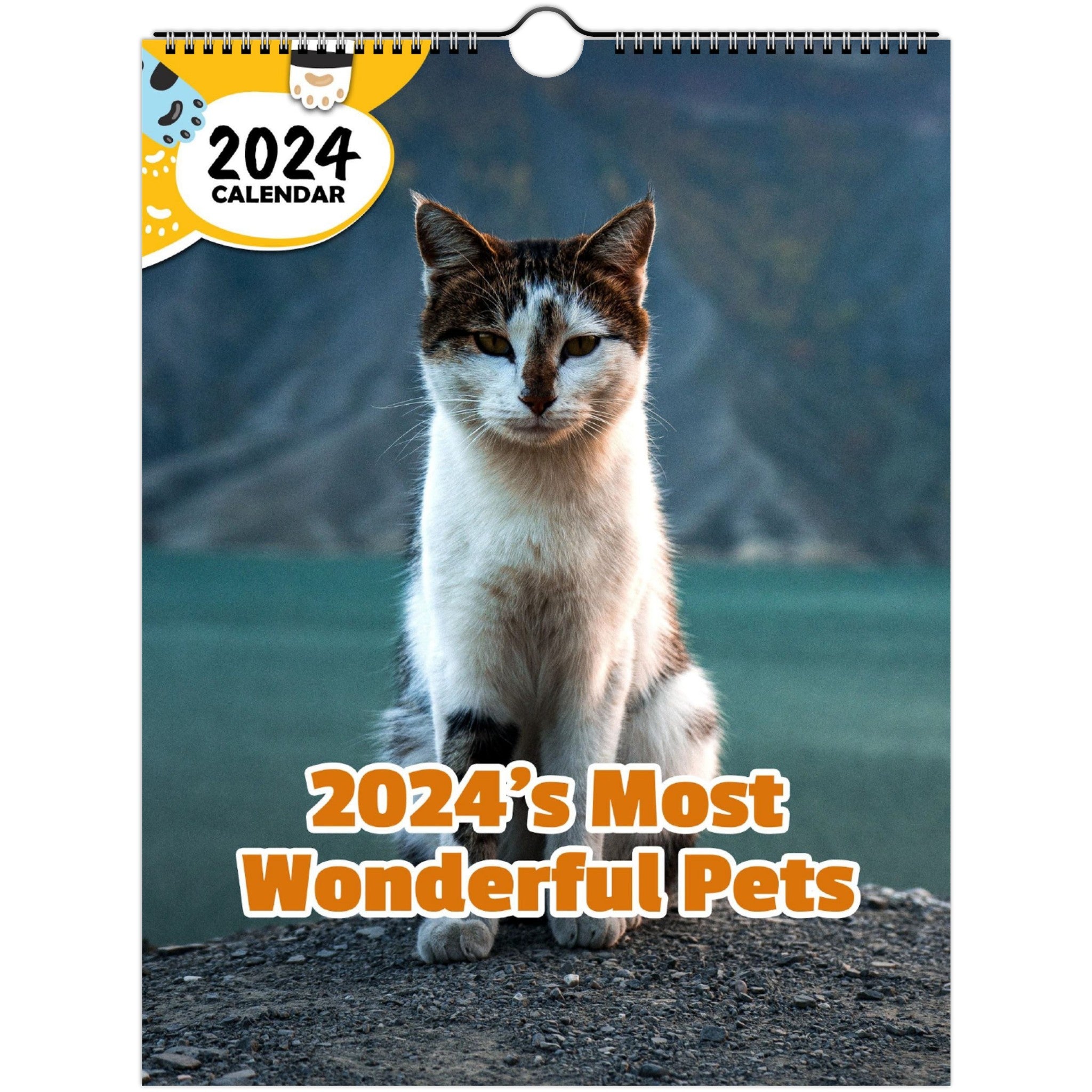 2024's Most Wonderful Pets: 2024 Wall Calendar (Published)