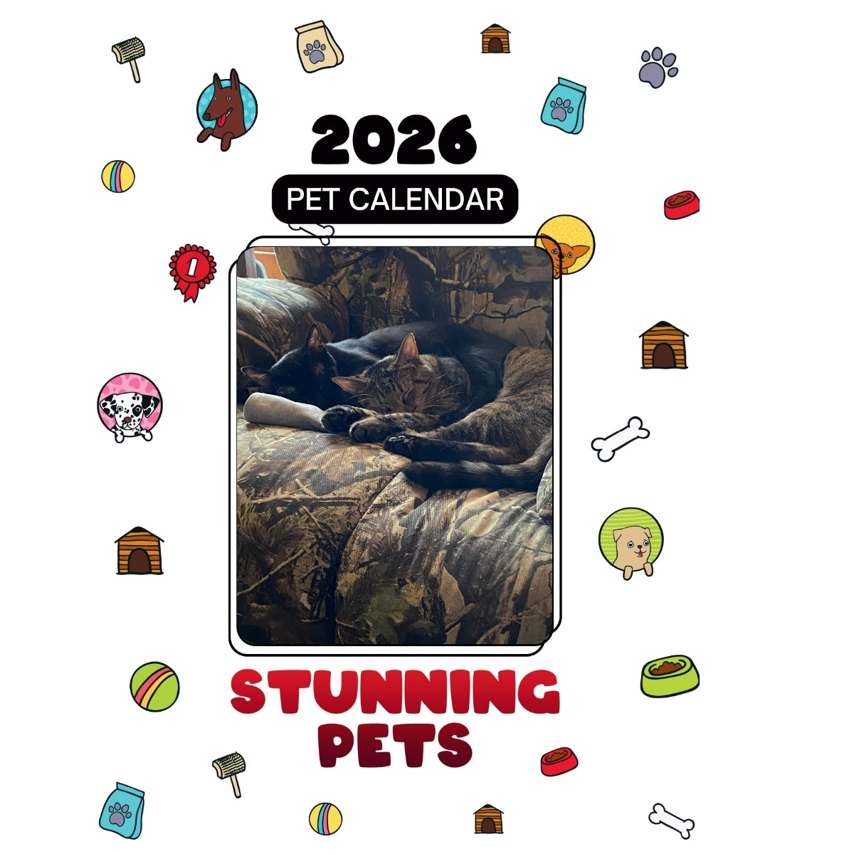 Inky and Mocha Headlines Stunning Pets: A 2026 Pet Calendar