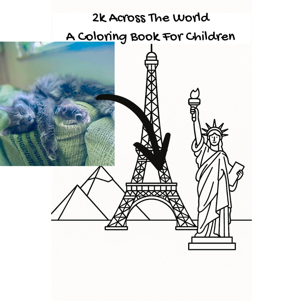2k Across The World: A Coloring Book For Children