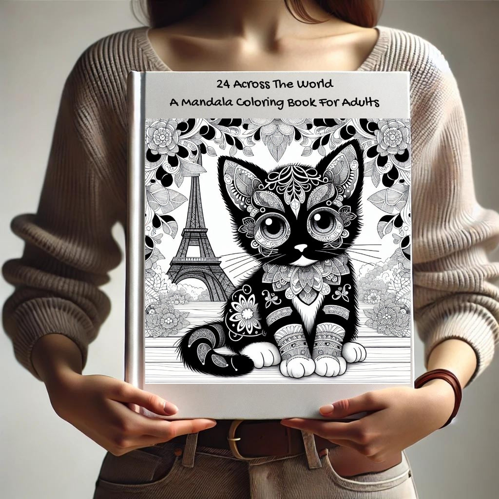 24 Across The World: A Mandala Coloring Book For Adults