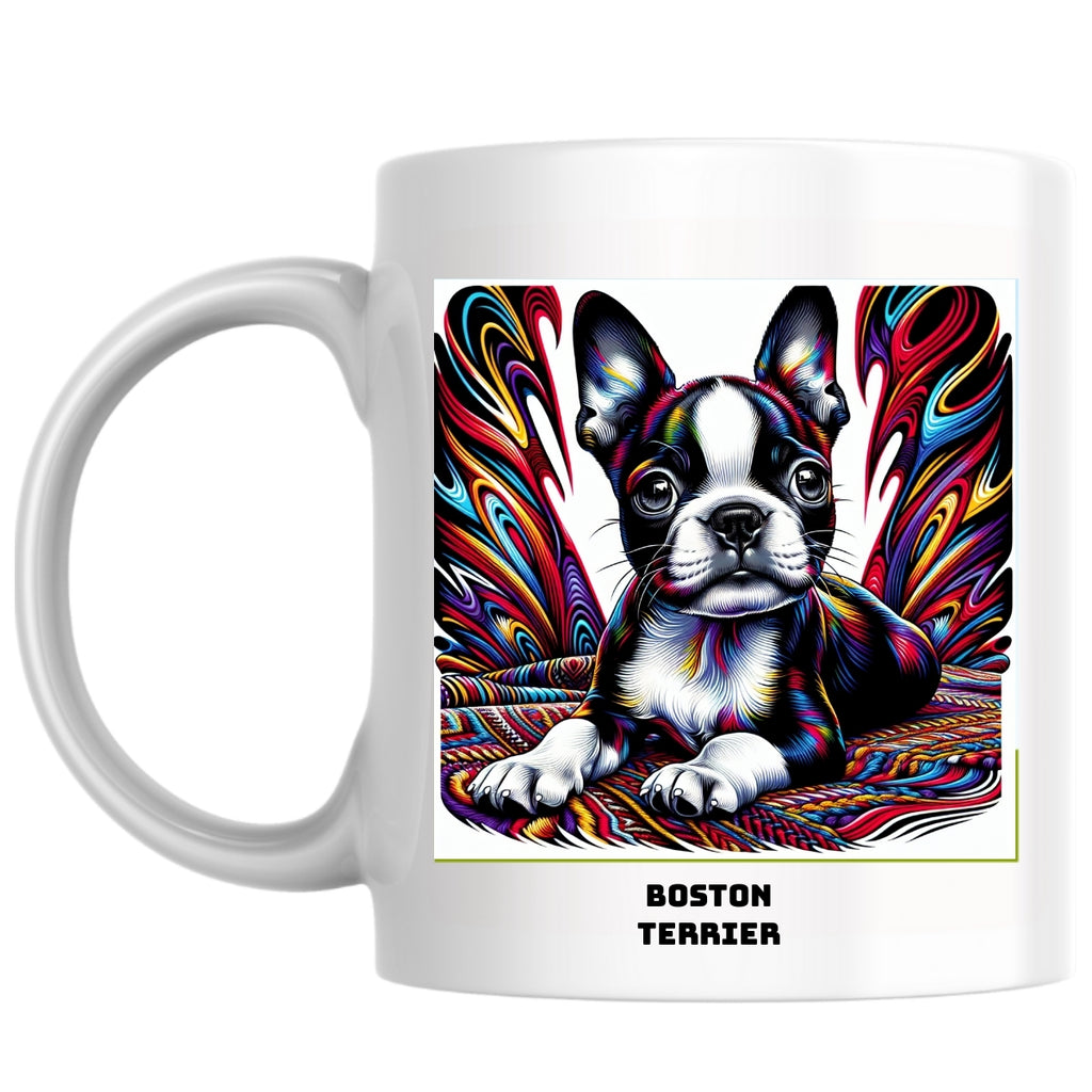 Boston Terrier the Magnificent: Pop Art Coffee Mug