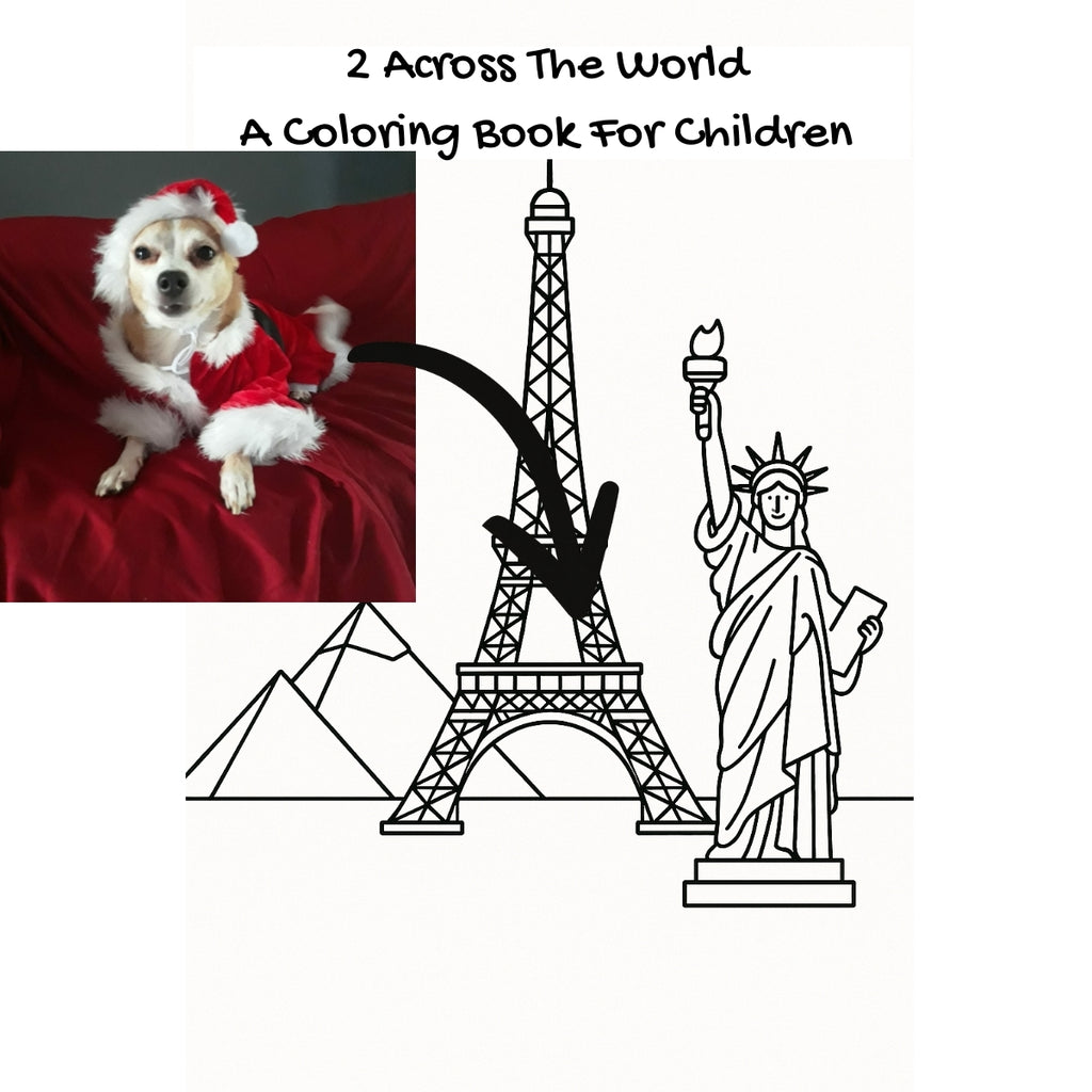 2 Across The World: A Coloring Book For Children