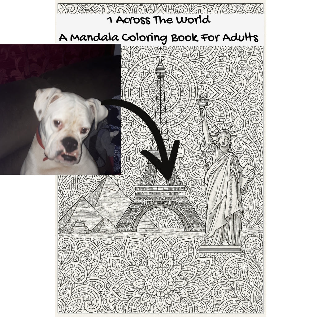 1 Across The World: A Mandala Coloring Book For Adults