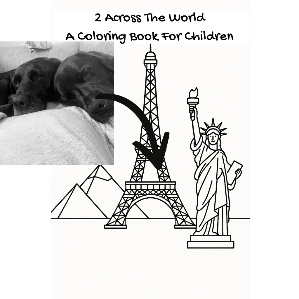2 Across The World: A Coloring Book For Children