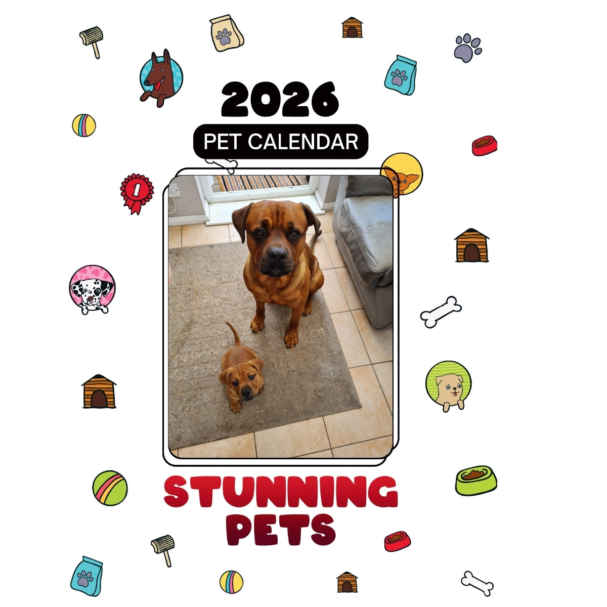 2 Headlines Stunning Pets: A 2026 Pet Calendar