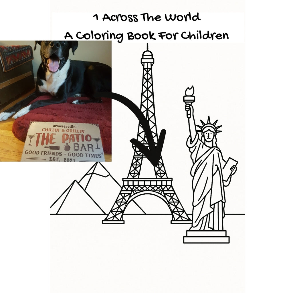 1 Across The World: A Coloring Book For Children