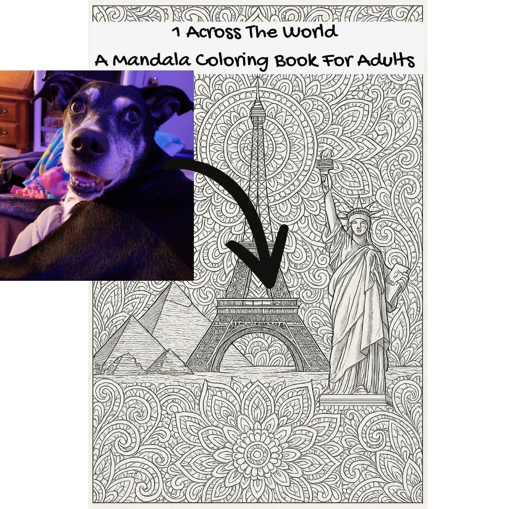 1 Across The World: A Mandala Coloring Book For Adults
