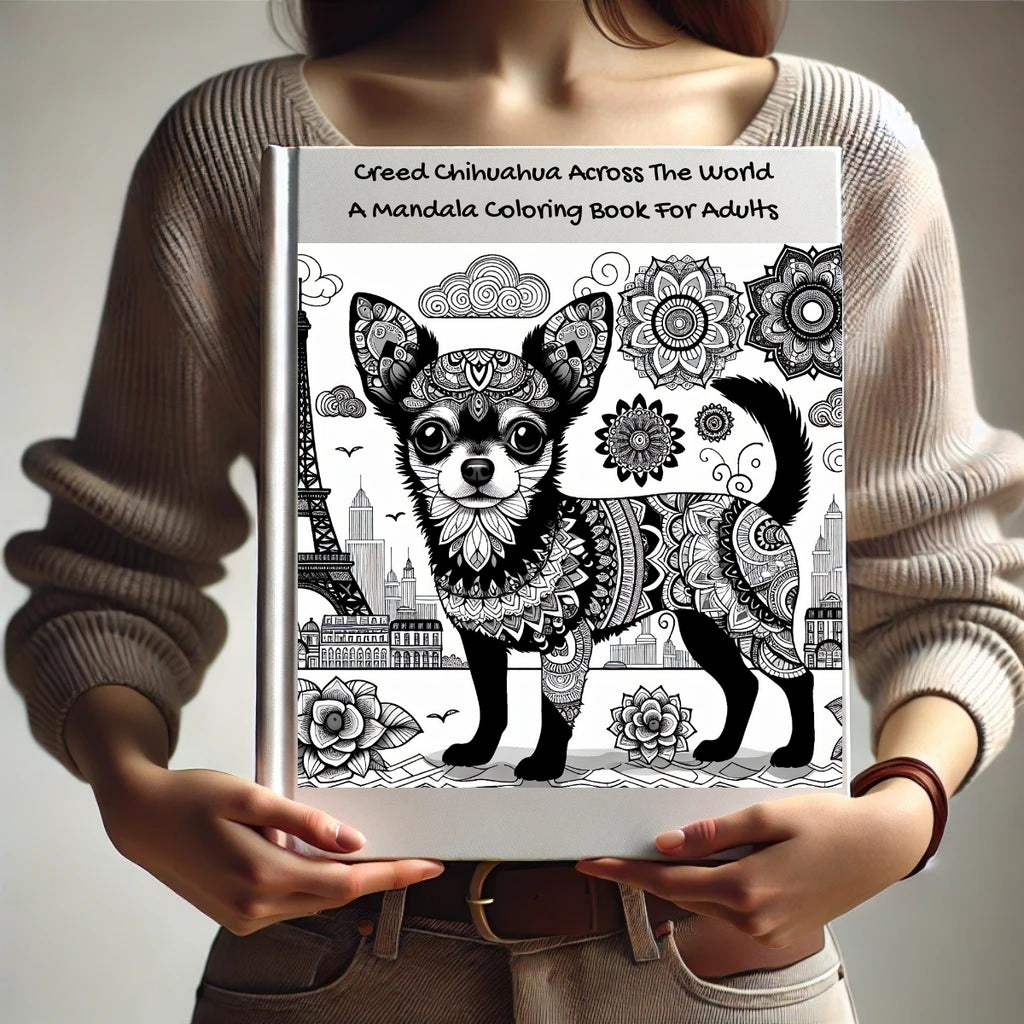 Creed Chihuahua Across The World: A Mandala Coloring Book For Adults
