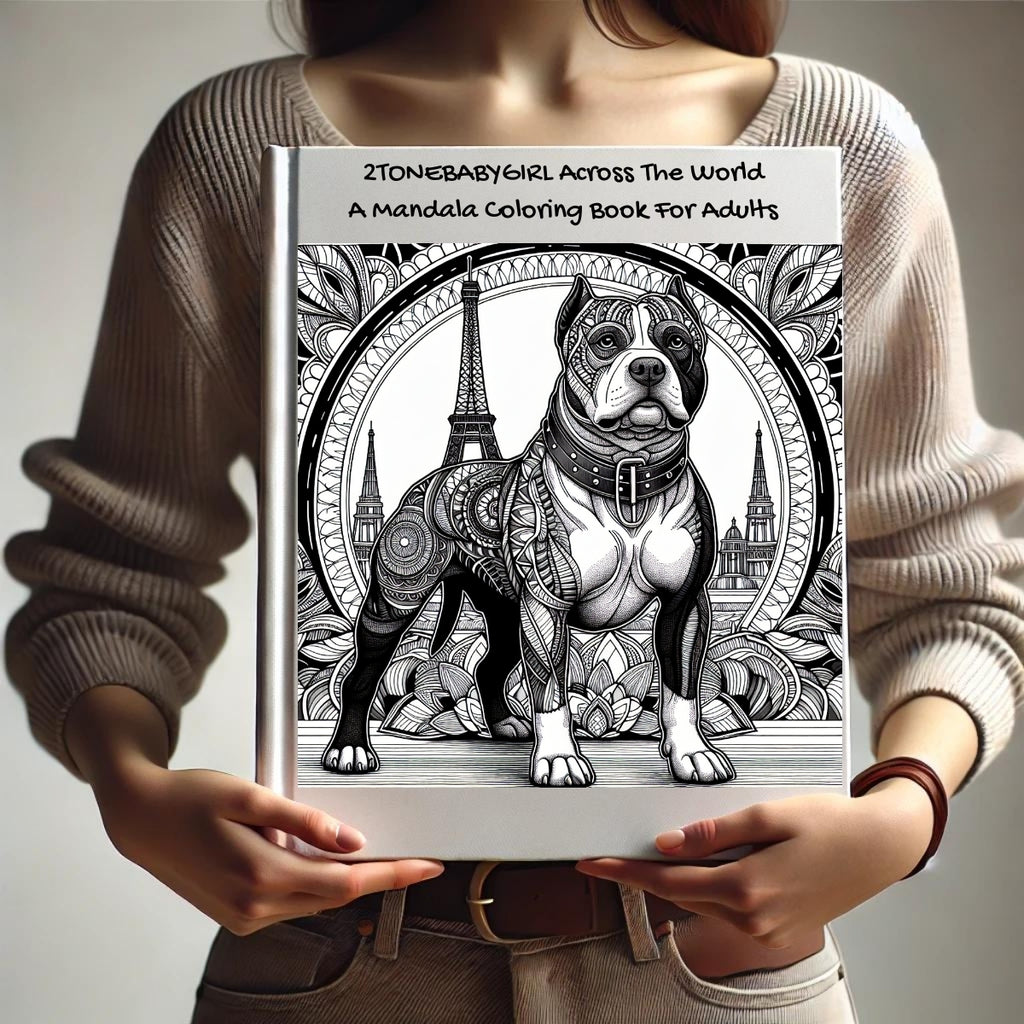 2TONEBABYGIRL Across The World: A Mandala Coloring Book For Adults